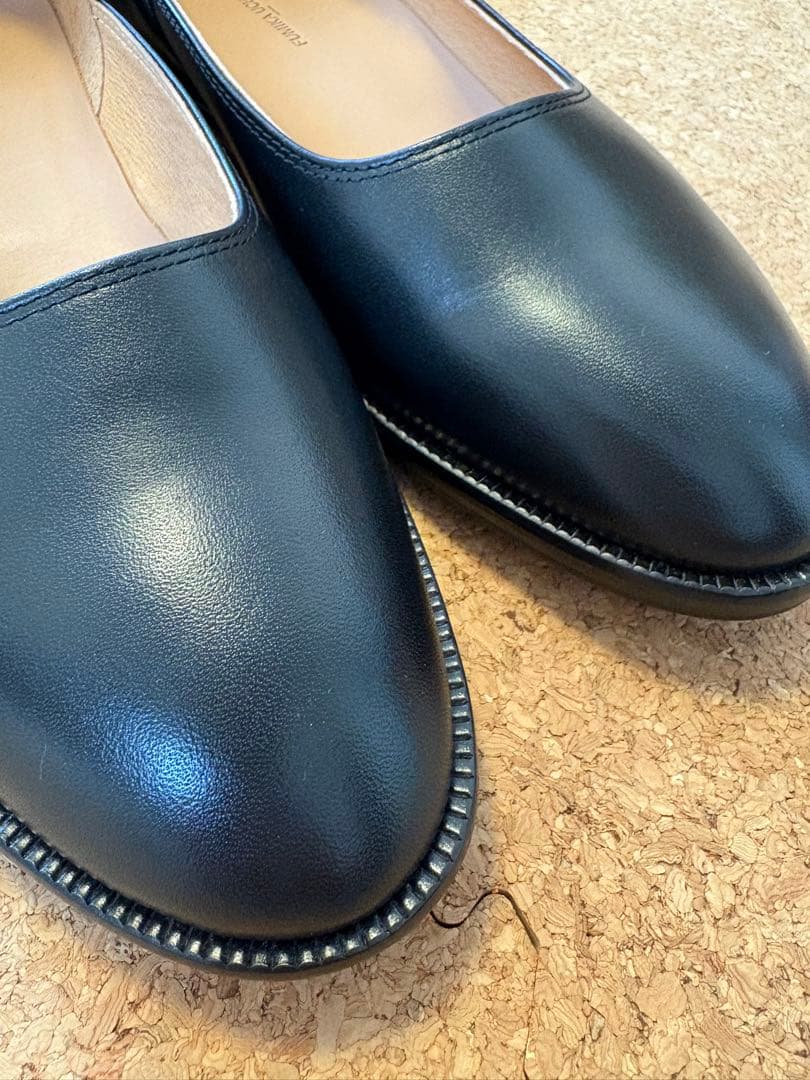 新品未使用FUMIKA UCHIDA フラットシューズ裏張り済25cm