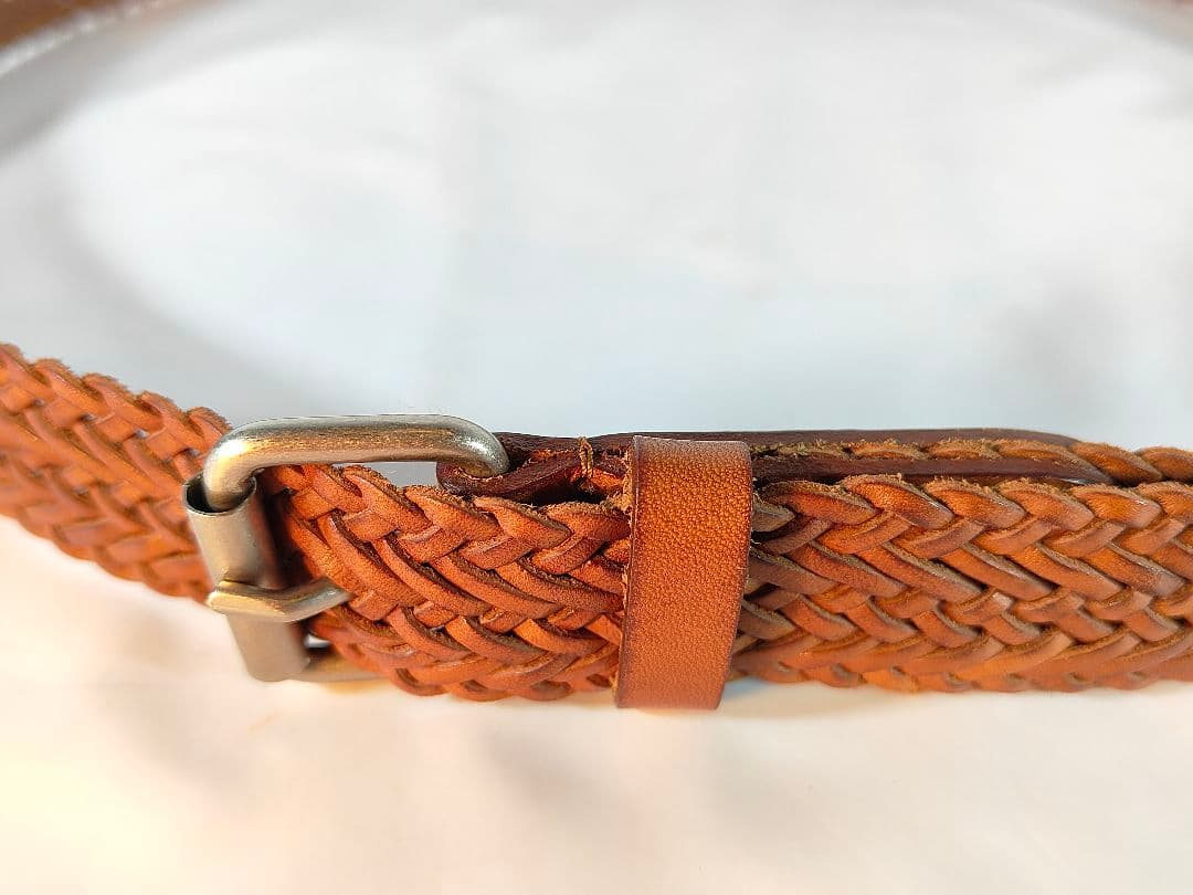 【美品】MHL マーガレットハウエル　高級レザーベルト 本革/牛革 英国製正規品