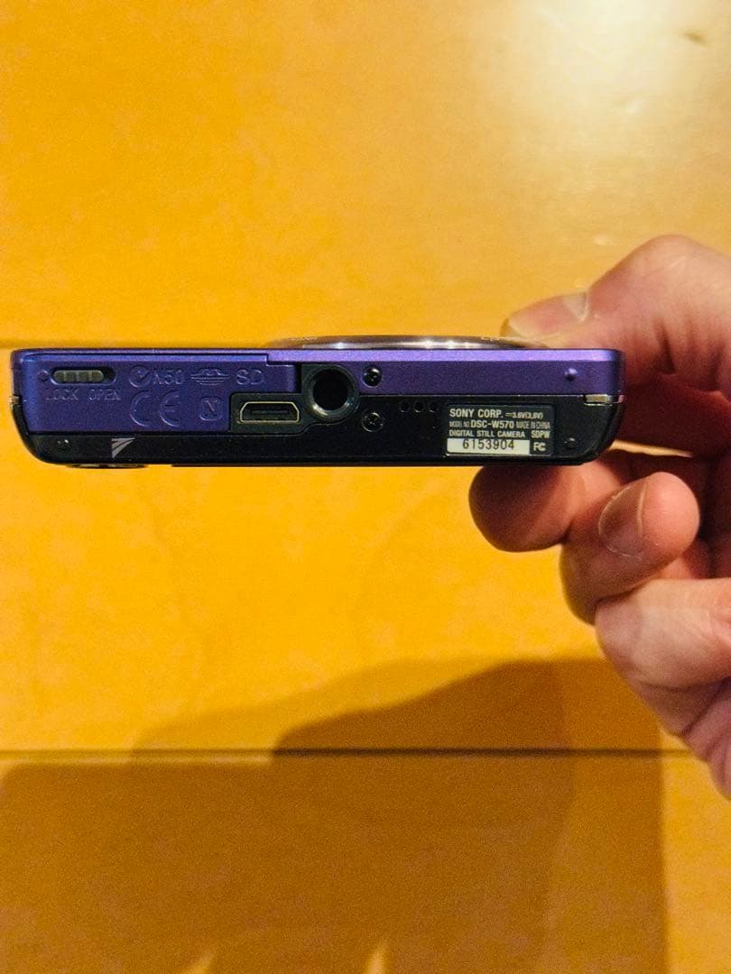 SONY Cyber-Shot(サイバーショット) DSC-W570バイオレット