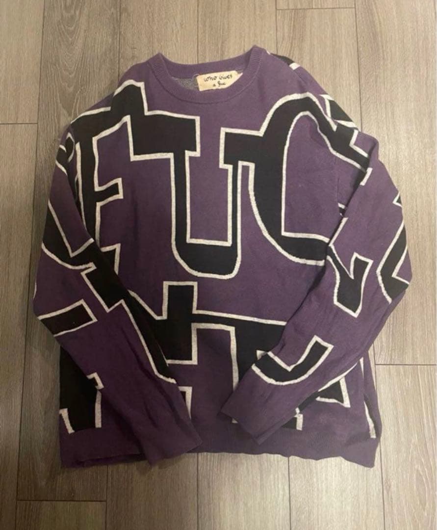 【希少】FUC ニット Sセーター　fuckthisindustry swag