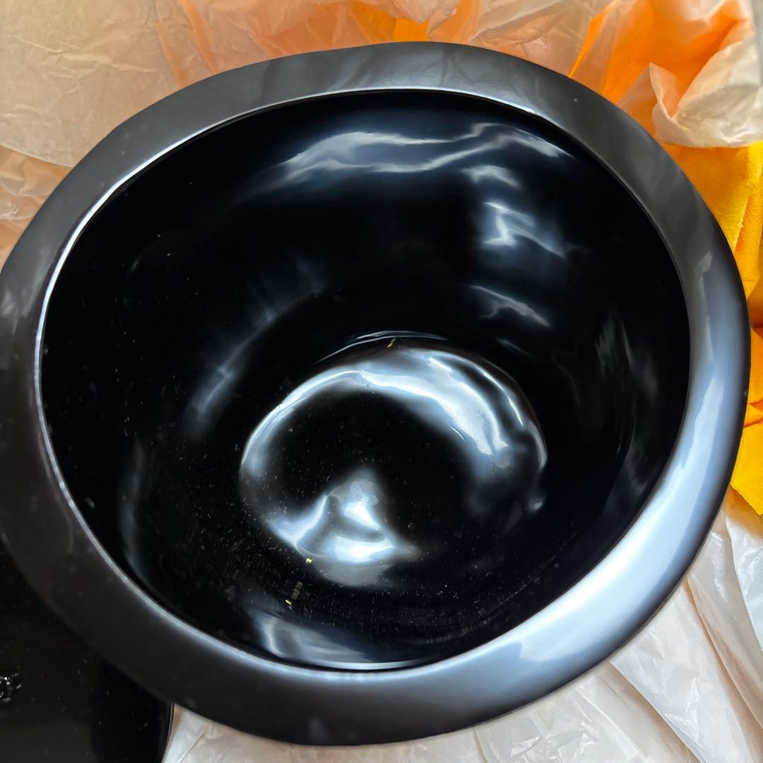 茶道具　輪島塗　水指　幸悦作