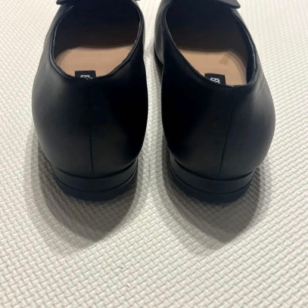 ◎美品 セルジオロッシ SR1 BALLERINA フラットパンプス 黒35