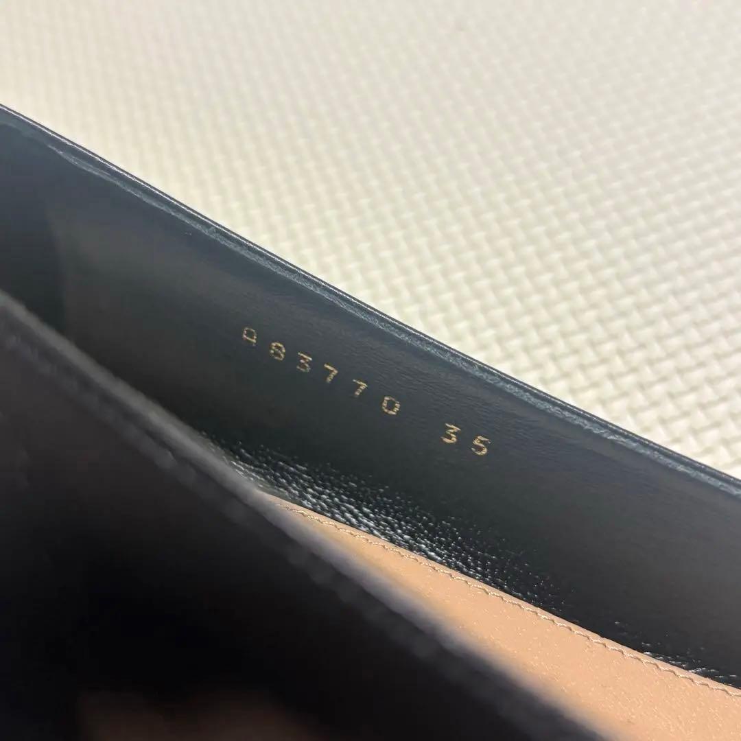 ◎美品 セルジオロッシ SR1 BALLERINA フラットパンプス 黒35