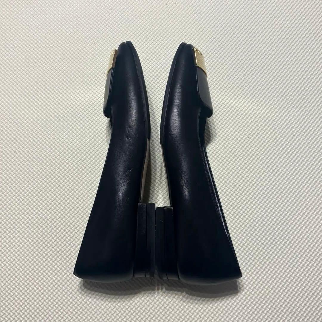 ◎美品 セルジオロッシ SR1 BALLERINA フラットパンプス 黒35