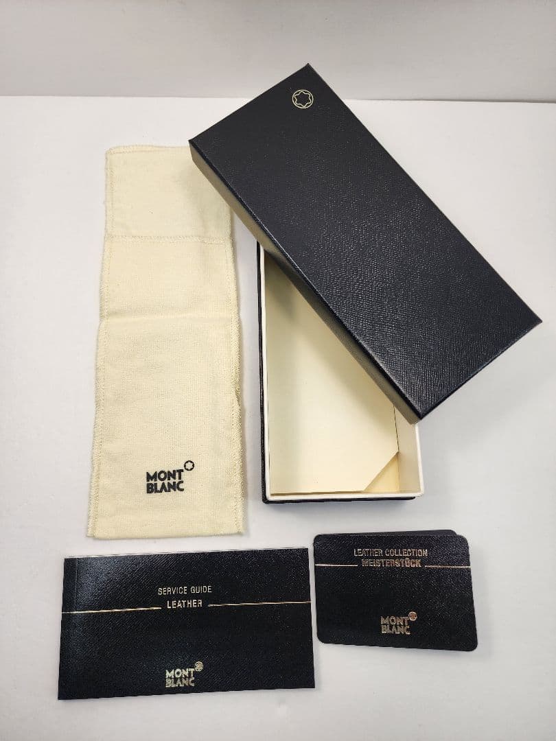 MONTBLANC　モンブラン　レザー ペンケース　ブラック　ケース箱有り