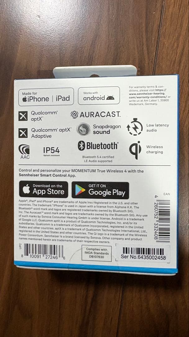 【新品未開封】ゼンハイザー MOMENTUM True Wireless 4