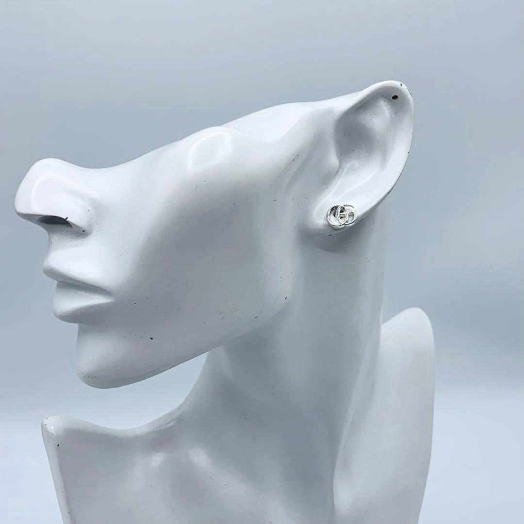 【超美品/レア】ピアス　インターロッキングG　ダブルGピアスのみ　片耳