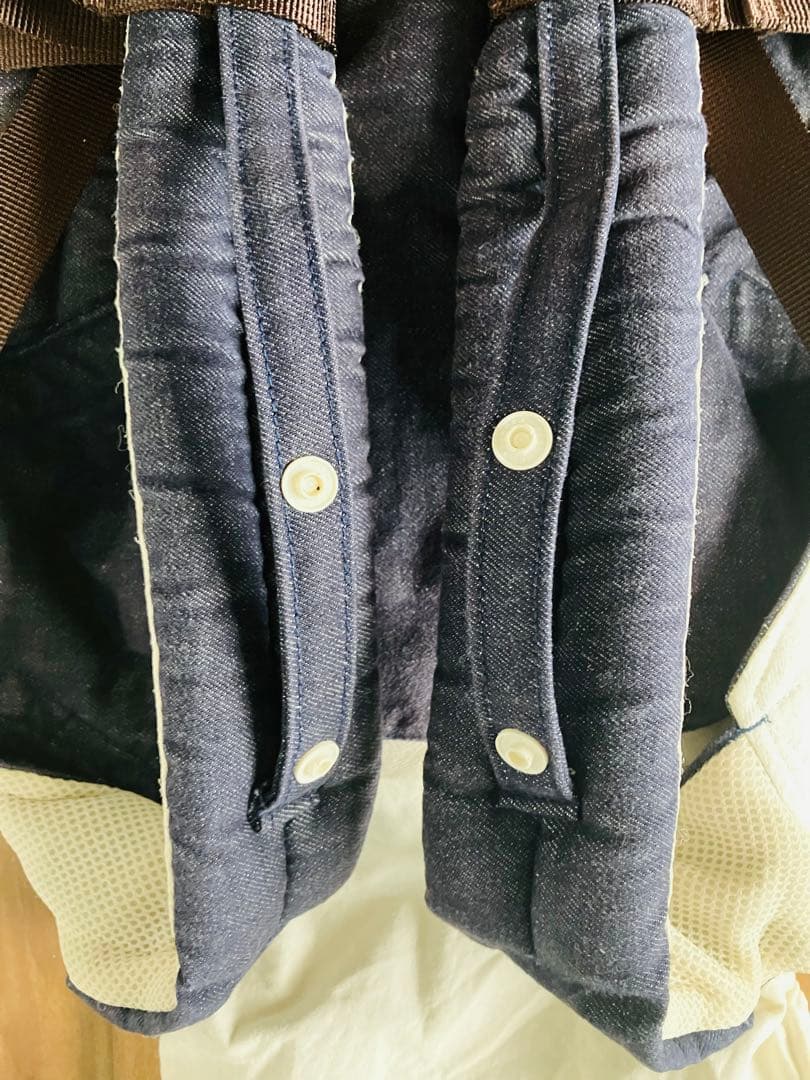 【セット】美品／sun&beach denim navy(OM-1) 抱っこ紐