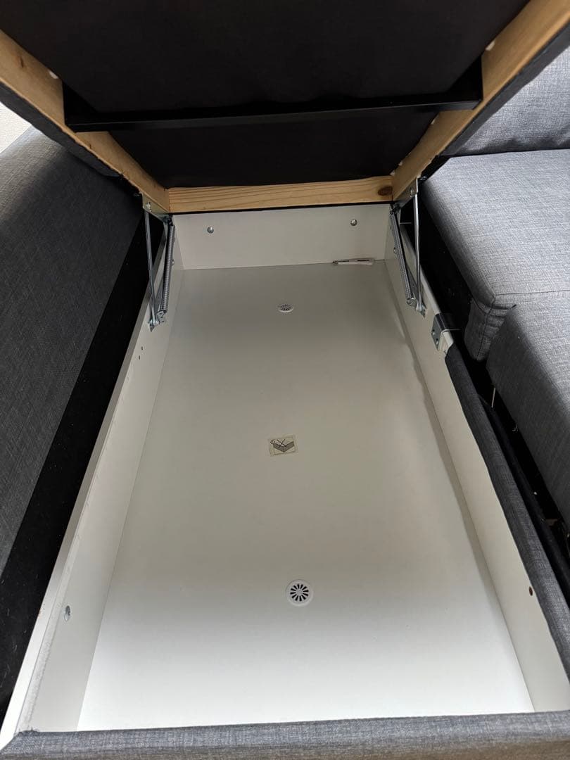 IKEAフリーヘーテン　グレーL字