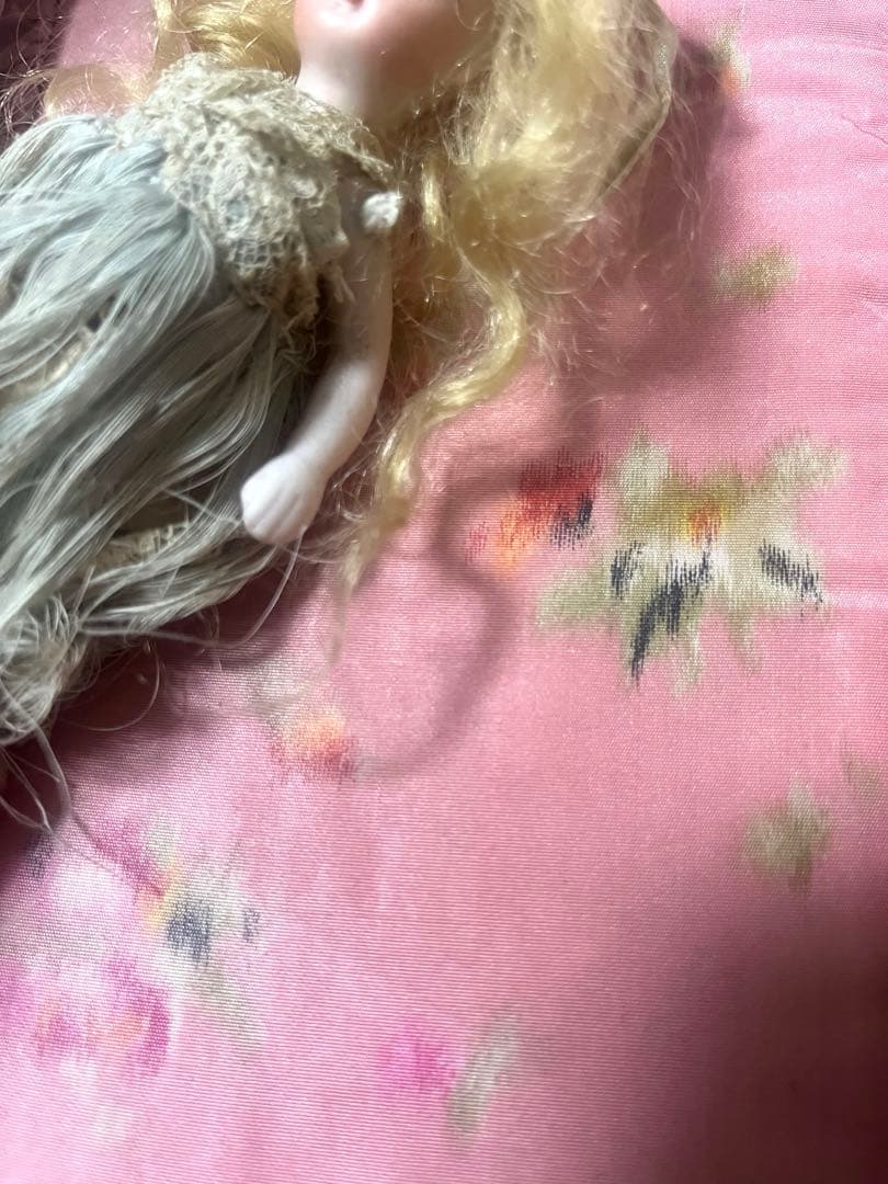 最終　お値下げ　フレンチミニョネット　アンティーク　ドール　ビスクドール