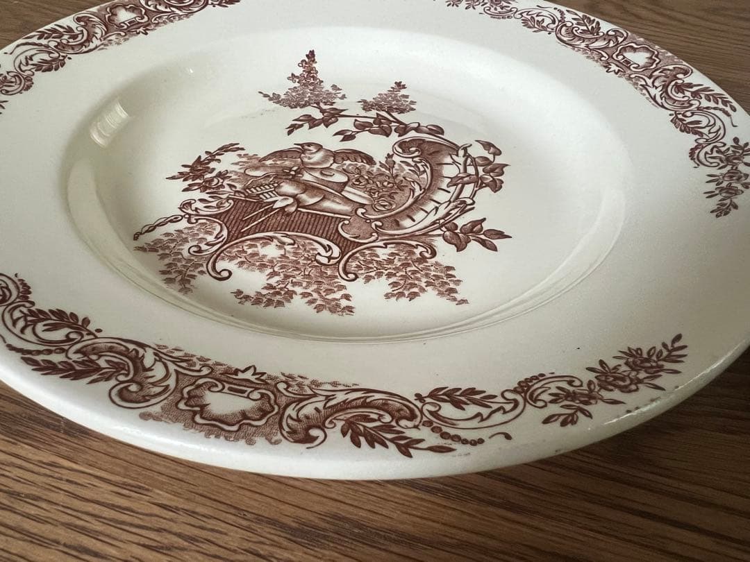 フランスアンティーク クレールフォンテーヌ ディナー＆スープ