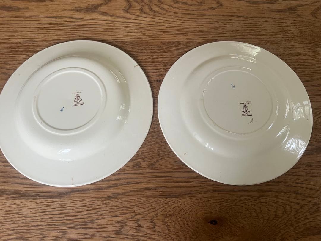 フランスアンティーク クレールフォンテーヌ ディナー＆スープ