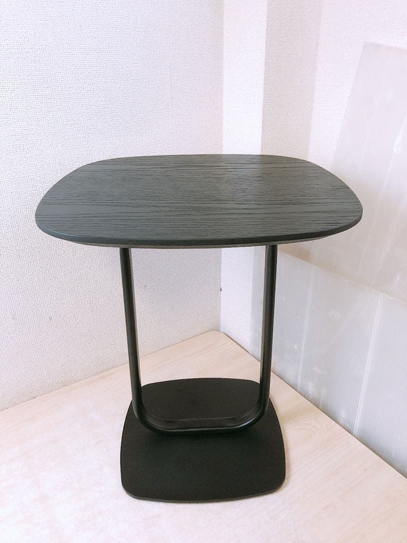 ②未使用★東谷 サイドテーブル ブラック TEC-84BK 机 インテリア家具