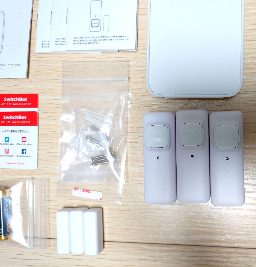 SwitchBot ハブ2 開閉センサースマートリモコンセット 4点