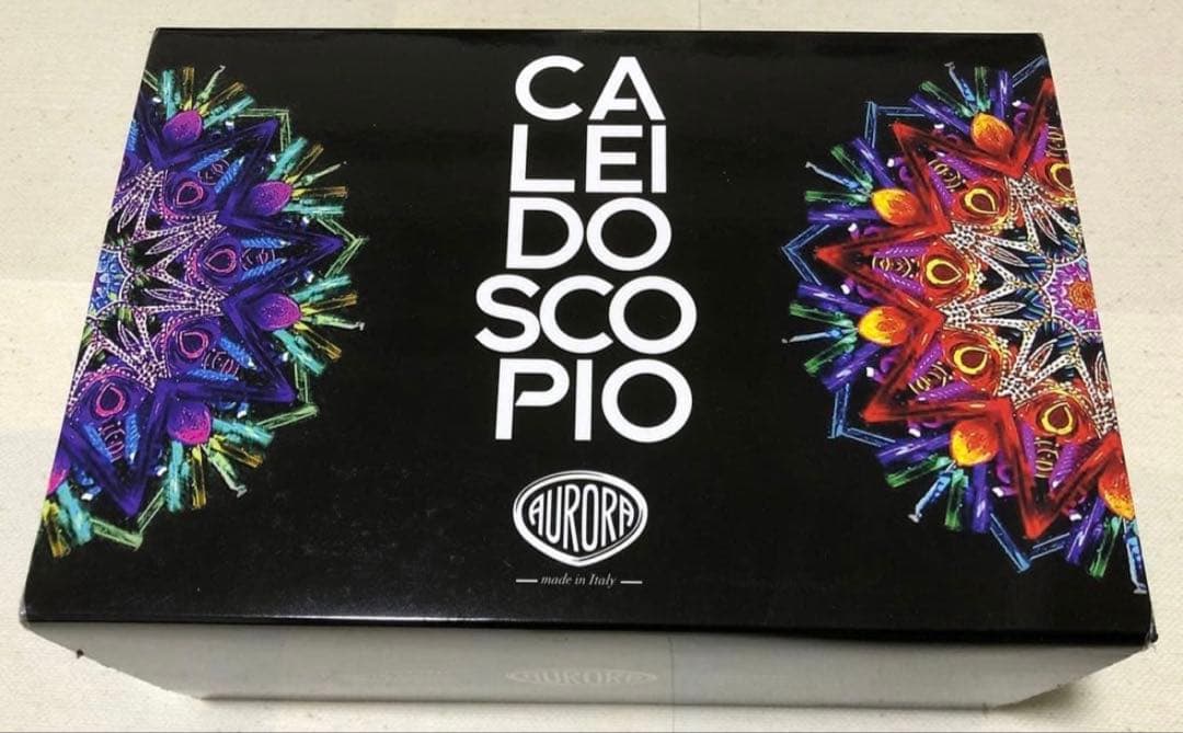 アウロラ　万年筆カレイドスコーピオ　ルーチェヴェルデ　字幅B インク付き