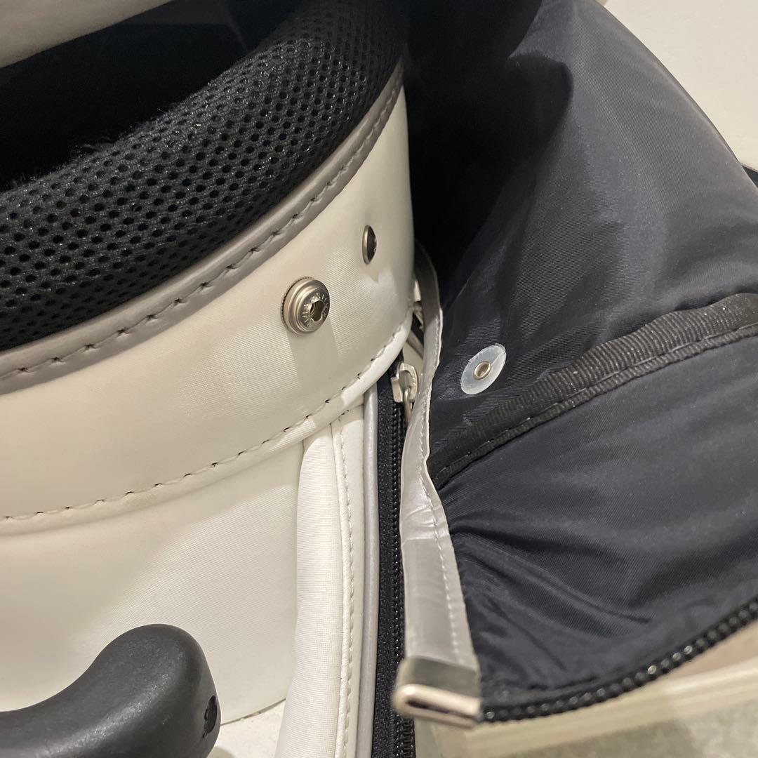 Kasco キャスコ キャディバッグ キャスター付き ゴルフバッグ ホワイト