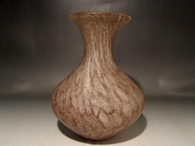 藤田喬平　手吹ガラス花瓶　美しい景色 s528