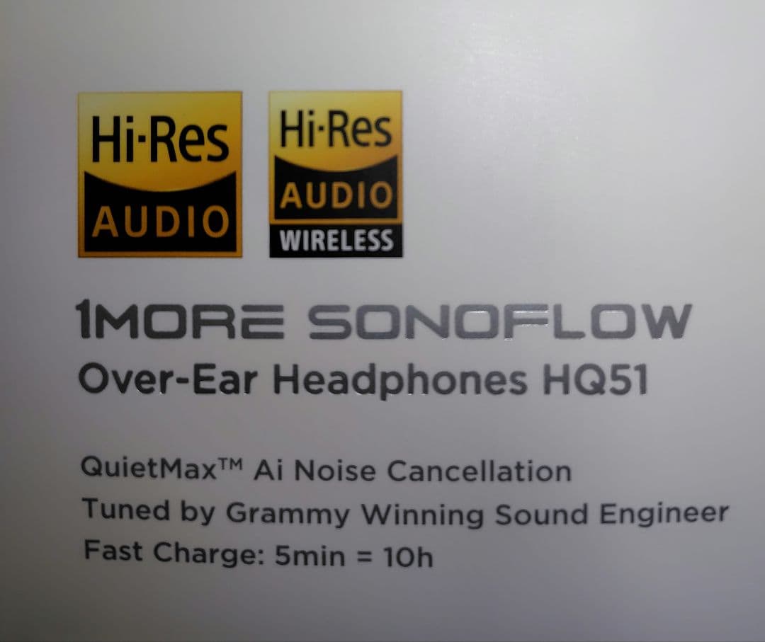 美品　1MORE HQ51 ワイヤレスヘッドホン　Bluetooth