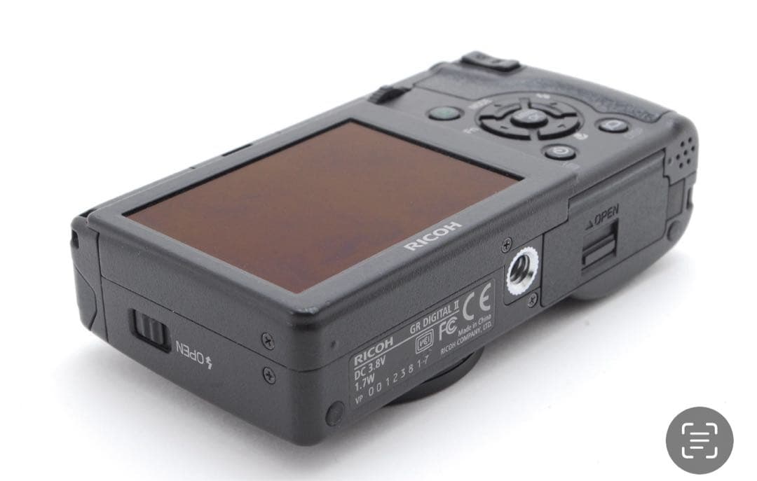 Ricoh GR DIGITAL Ⅱショット回数2000