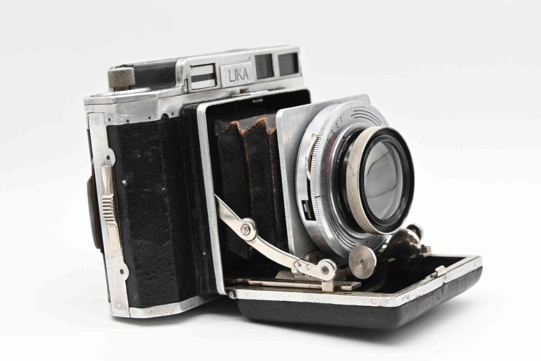 中判スプリングカメラ LIKA Wollensakレンズシャッター　試作機