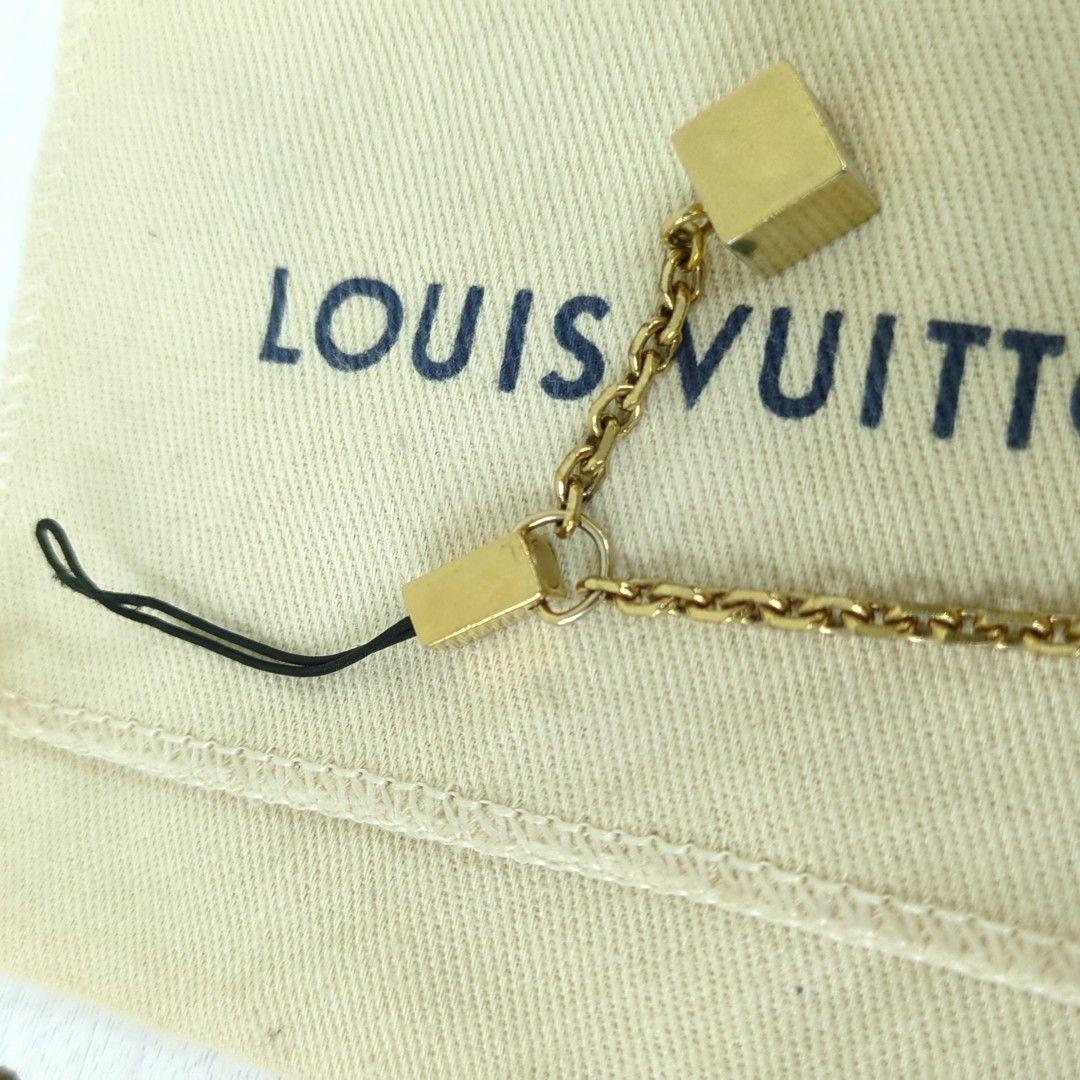 ルイヴィトン アクセソワール テレフォンヌ キューブ ストラップ ゴールド