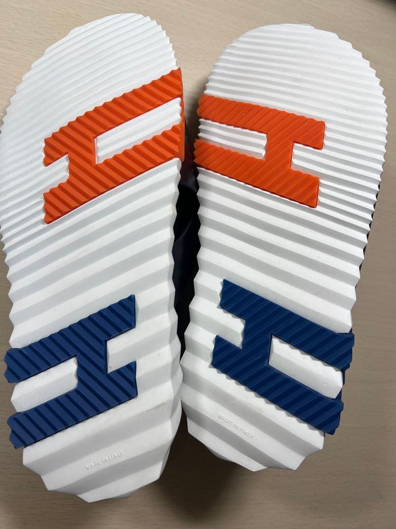 未使用。HERMES サンダル ブラック　インフラ