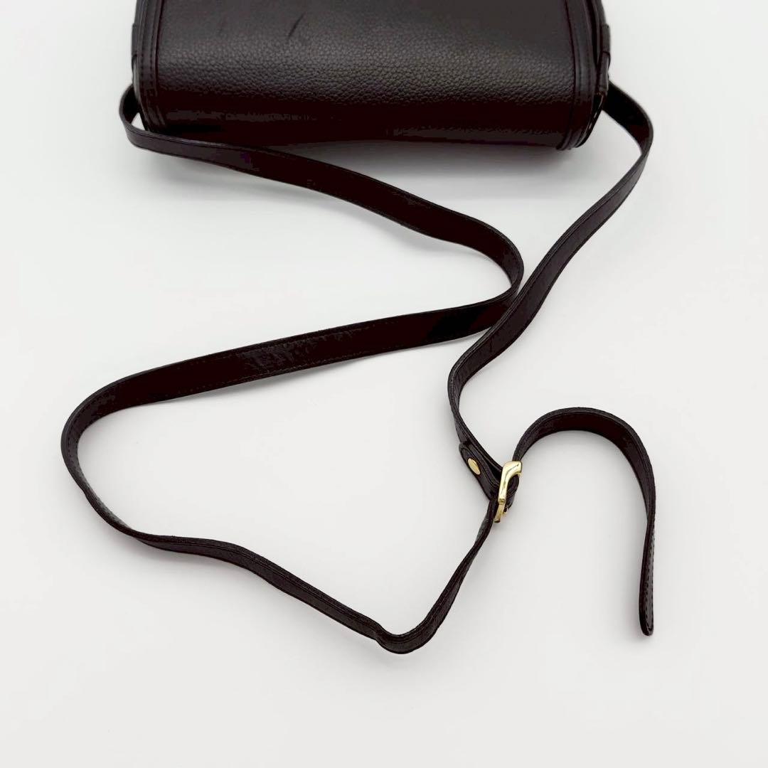 BURBERRY バーバリー ショルダーバッグ レザー 旧ロゴ ノバチェック.