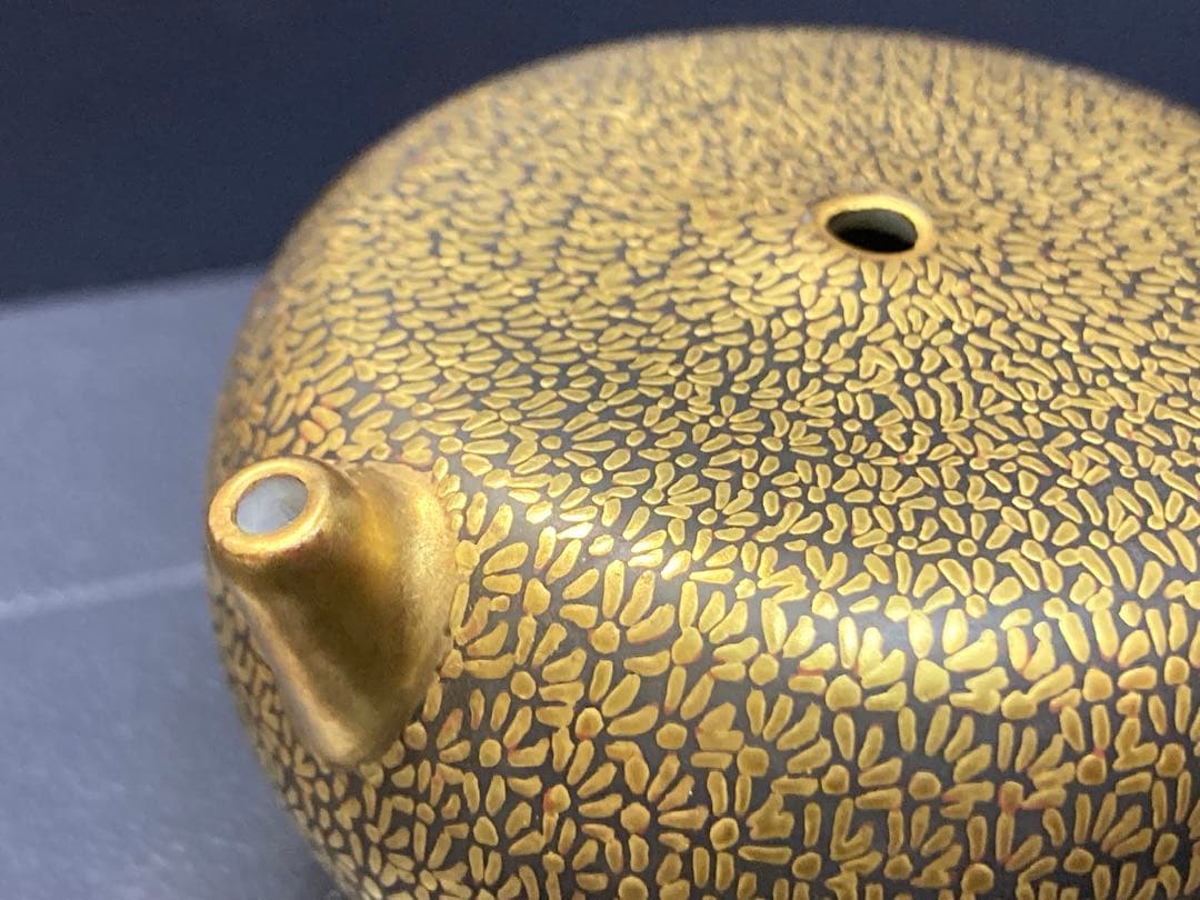 九谷焼　置物　九谷龍山