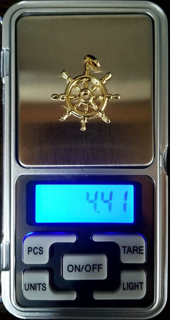 18金(K18)舵型 ペンダントトップ