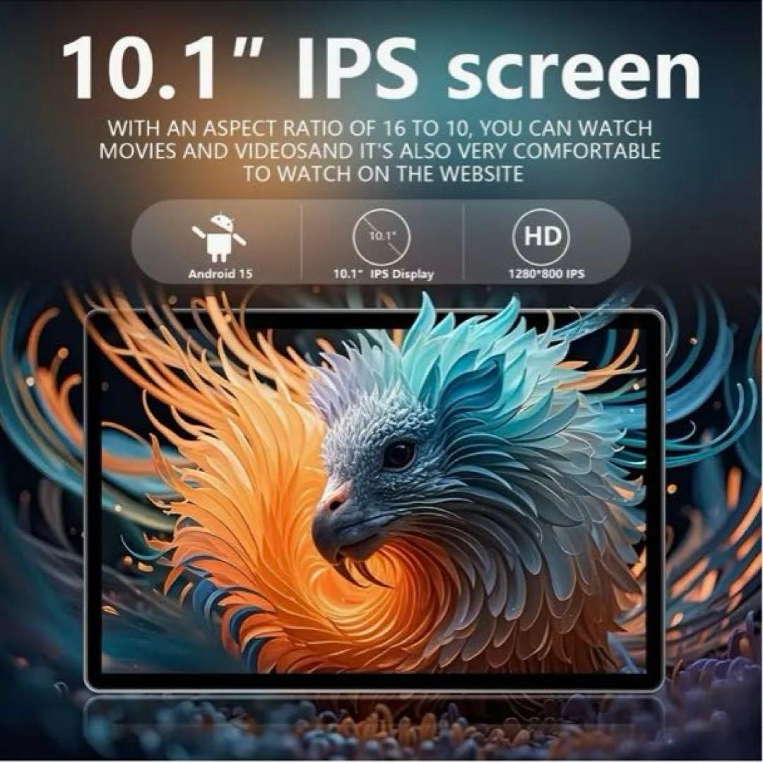 【新品】10.1インチ Android 15 タブレット 12GB+128GB