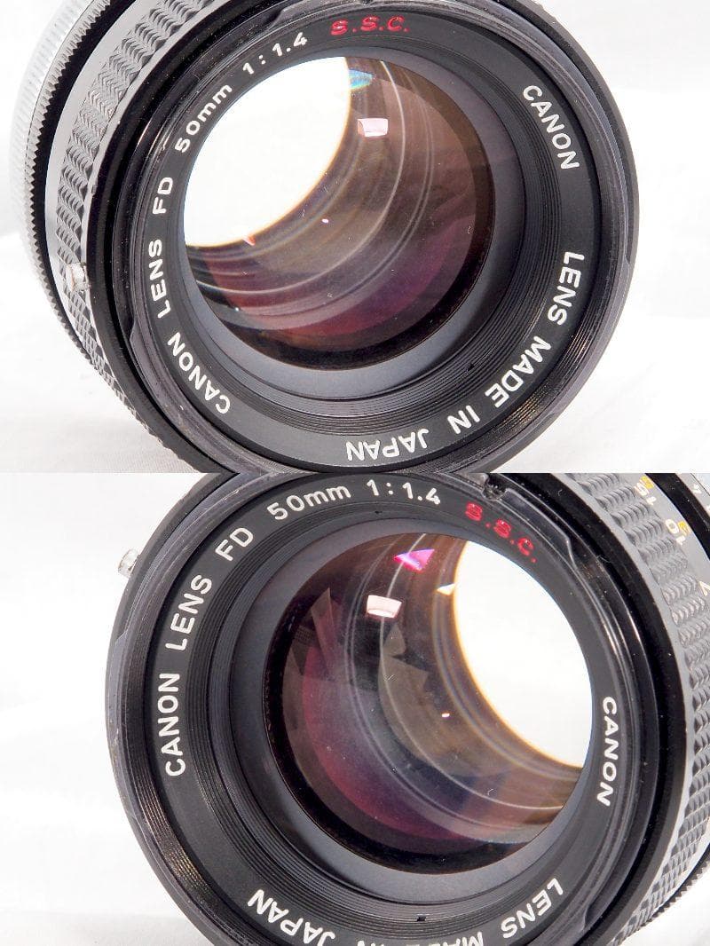 Canon A-1 FD 50mm f/1.4 S.S.C. 分解整備済 保証付