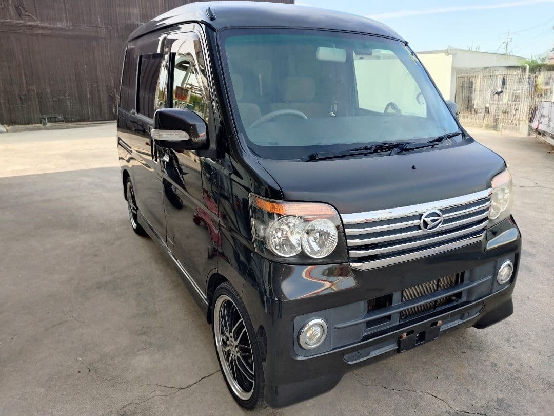 陸送超特価！ アトレーワゴン　ターボ　RXリミテッド　143,000km　黒色