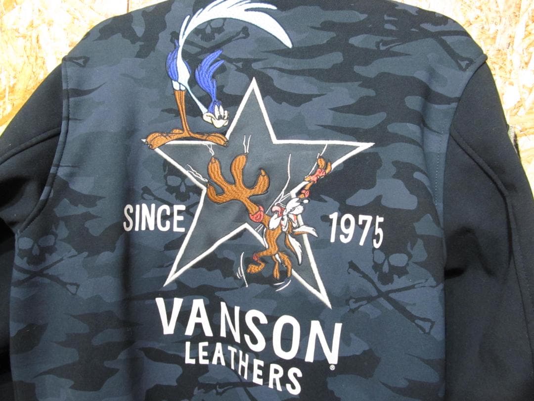 B*n様 VANSON バンソン ボンディングスタジャン ロードランナー L/▲