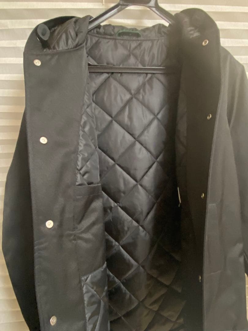 ミリオ　ラコステ　コート　ダウン　新古品　フード　ブラック　XL