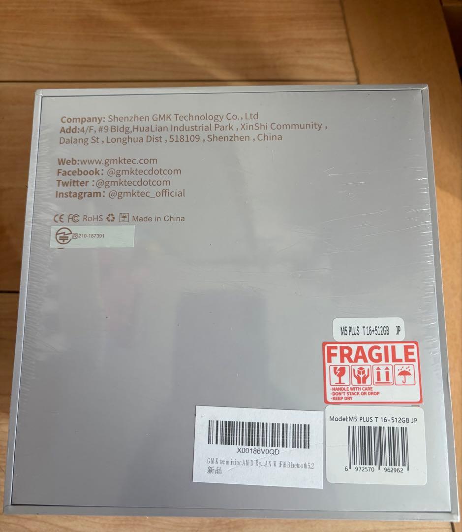 GMKtec Model：M5 plus T16➕512GB
