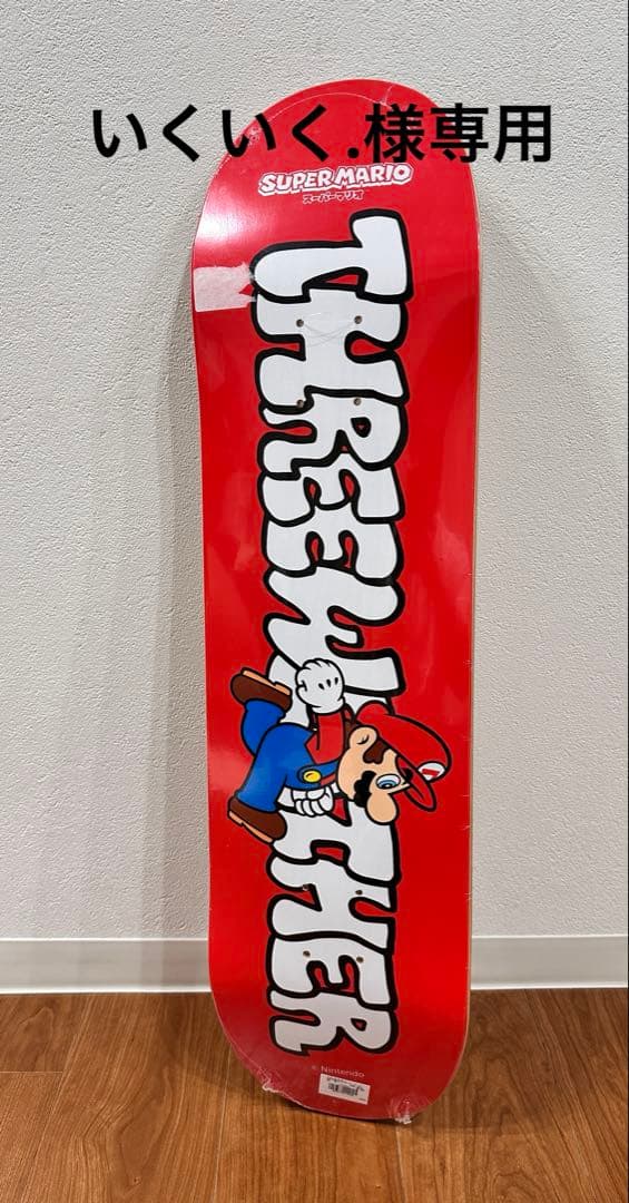 【新品】THREEWETHER スーパーマリオ スケートボード デッキ