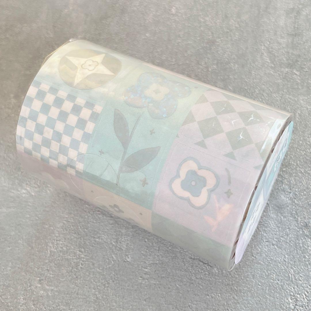 雀斑茶《花砖》海外マスキングテープ　マステ 【2230】