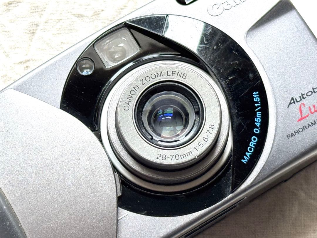 ⌘完動品！ 電池付き、作例あり！ Canon Autoboy Luna⌘