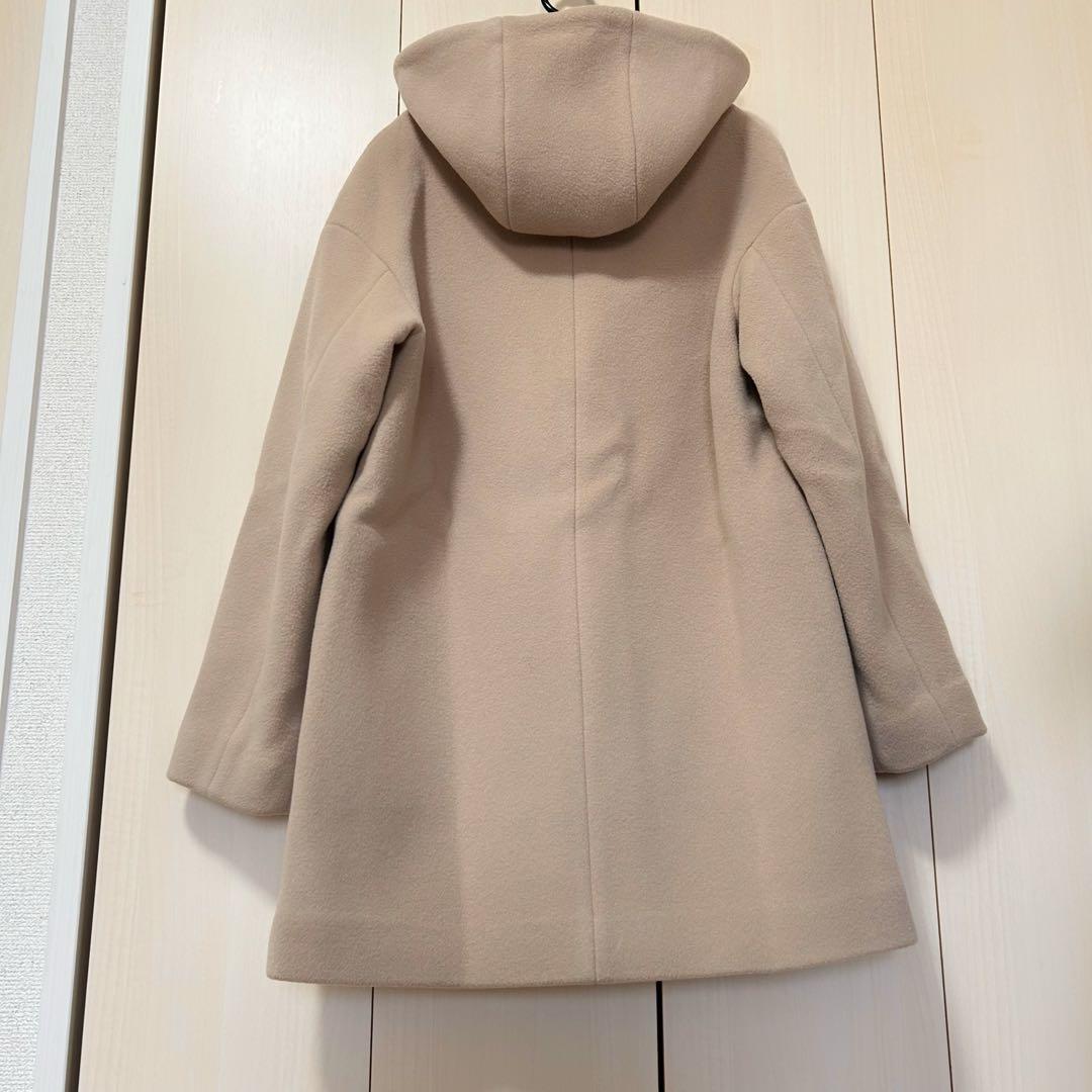 20AW♡ANAYI アナイ ダブルビーバーフードコート 38 キャメル