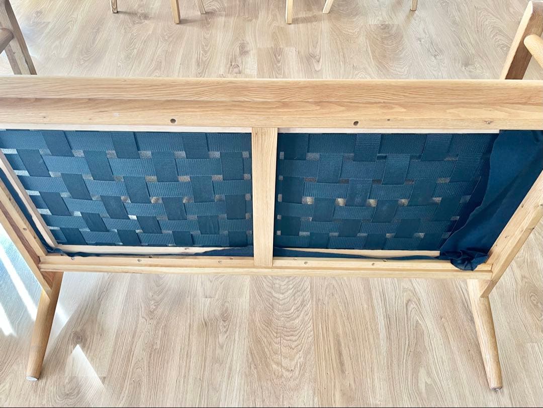 2人掛けソファ 天然木 北欧スタイル ナチュラルテイスト