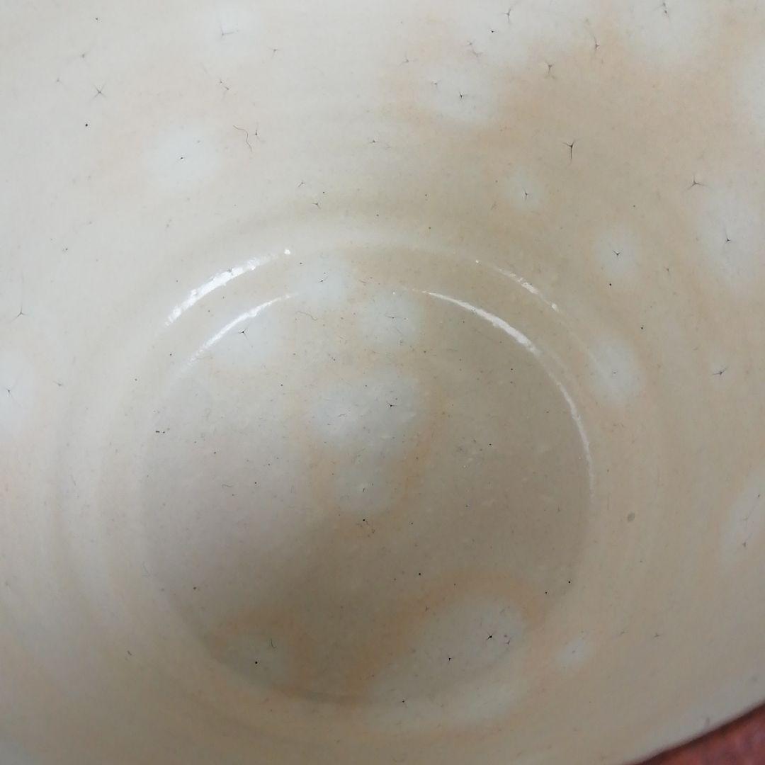 Ｔ９９５　水指　『粉引　水指』『塗替蓋付』『宇田佐平 造』　共箱　茶道具