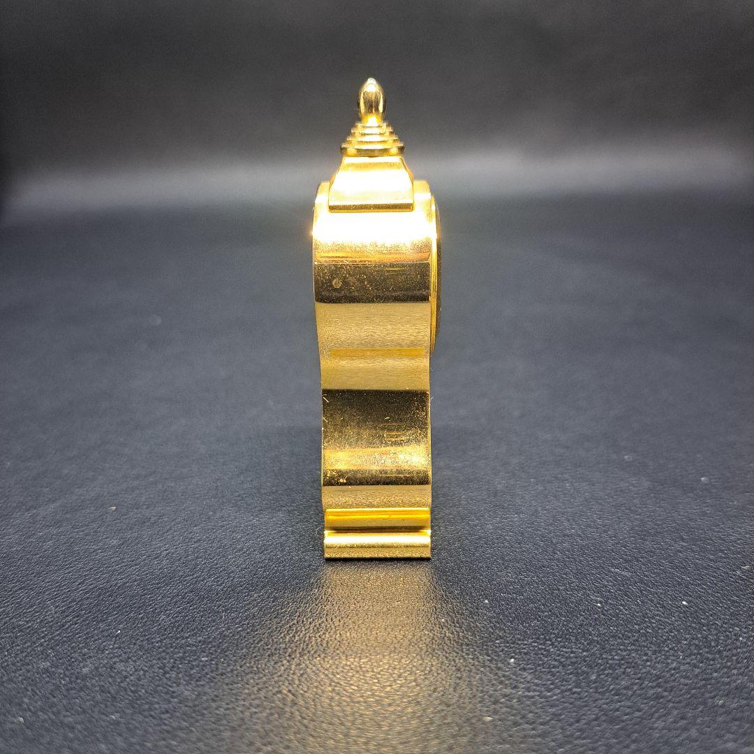 希少　リズム時計　ERGOLANO　ミニクロック　ゴールド　デッドストック