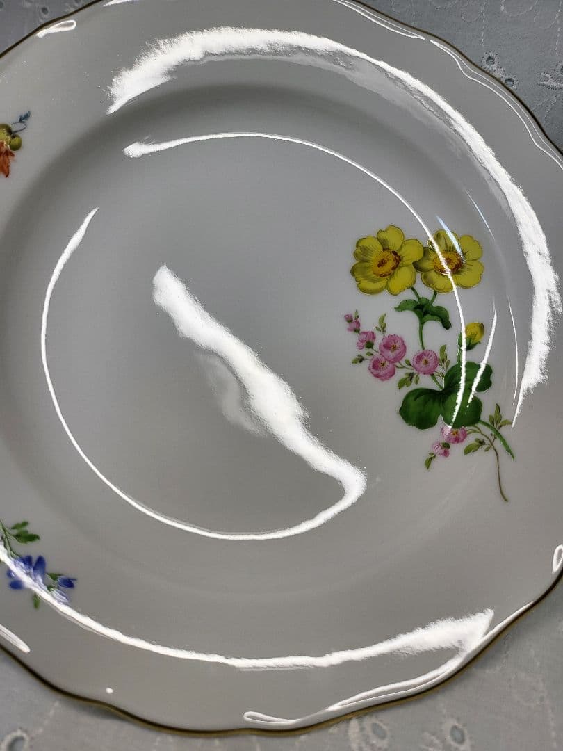 未使用✨マイセン ベーシックフラワー 2つの花 プレート④デザート 20 皿