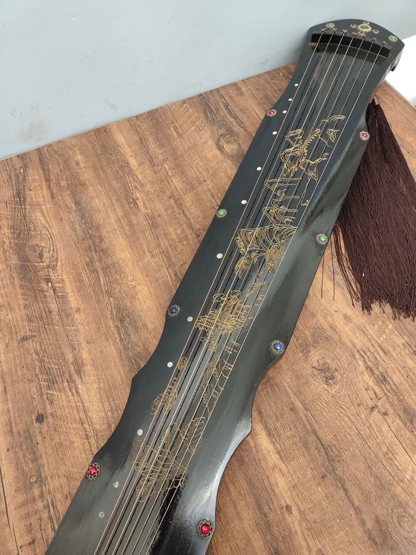 時代物　古琴 「古泉」七弦琴 古美術　骨董品