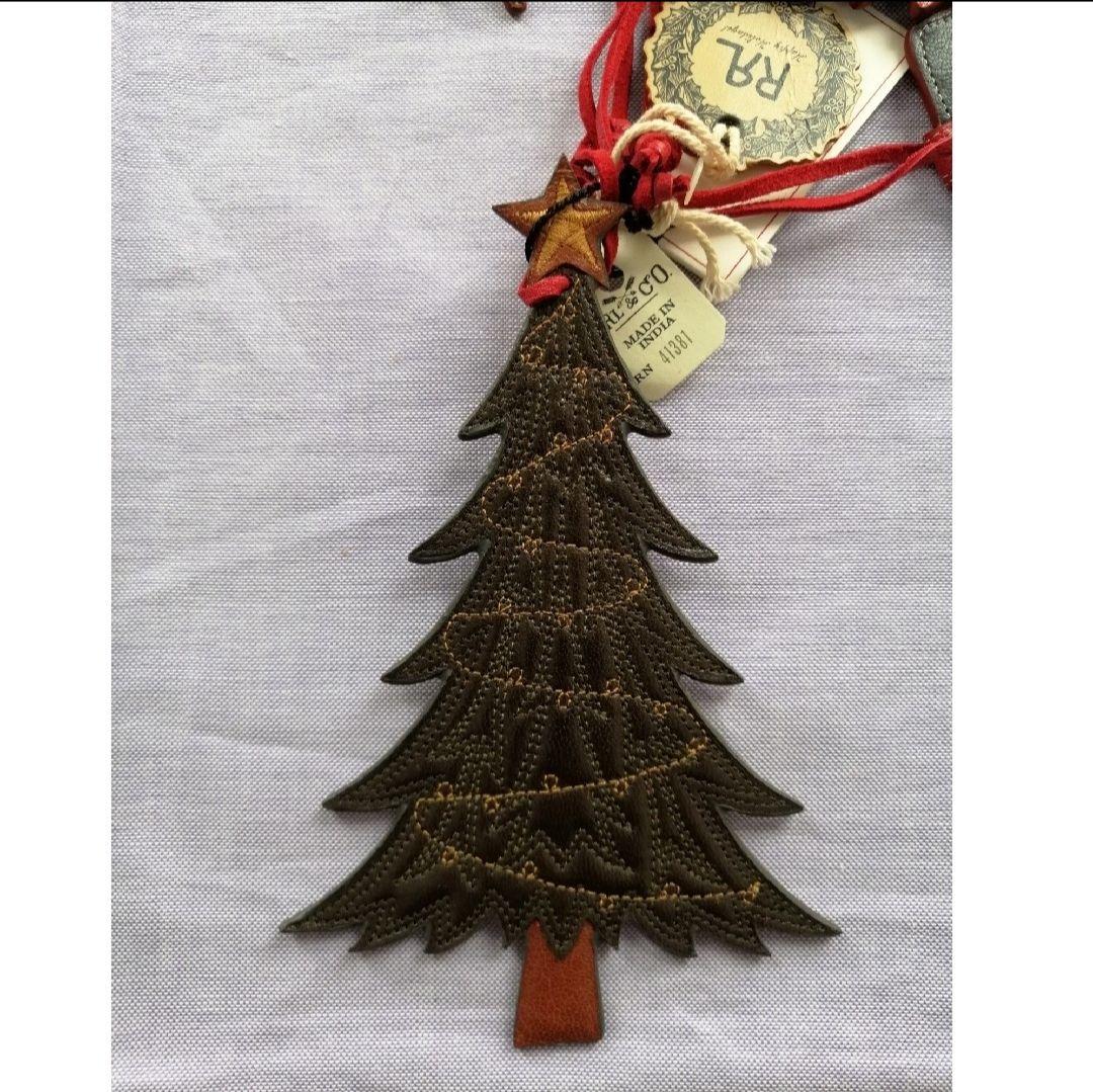 RRL（ダブルアールエル）　レザー製クリスマスオーナメントA