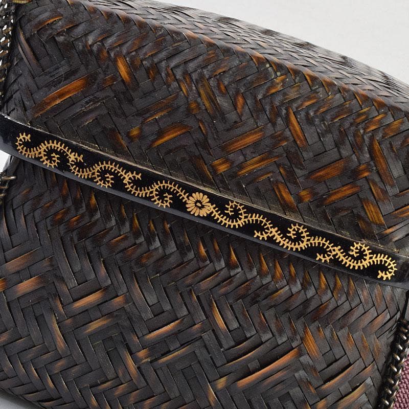 茶道具　島田竹宝斎作　御所篭　茶籠　棗　茶碗など　九点一式　共箱　FR9371H