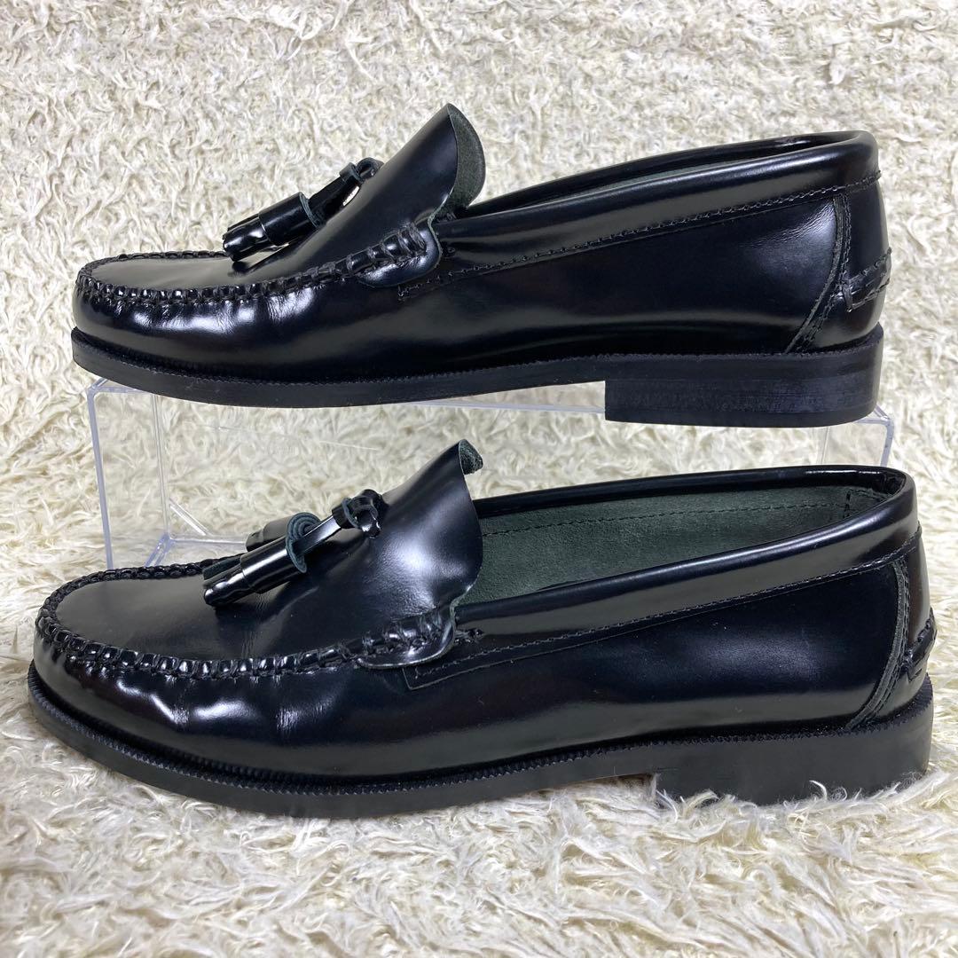 『未使用級』アルテサノス タッセルローファー ブラック レザー 革靴　23.5