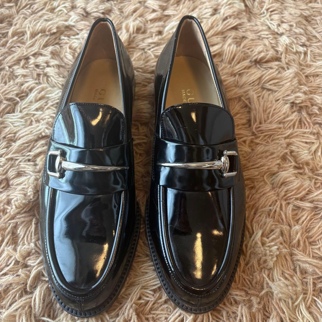 【未使用】GUCCI グッチ ビットローファー ブラック 36C レディース