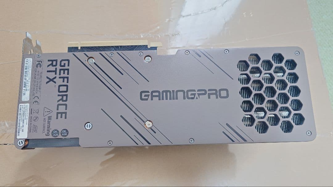 Palit GeForce RTX 3080 12GB 動作品
