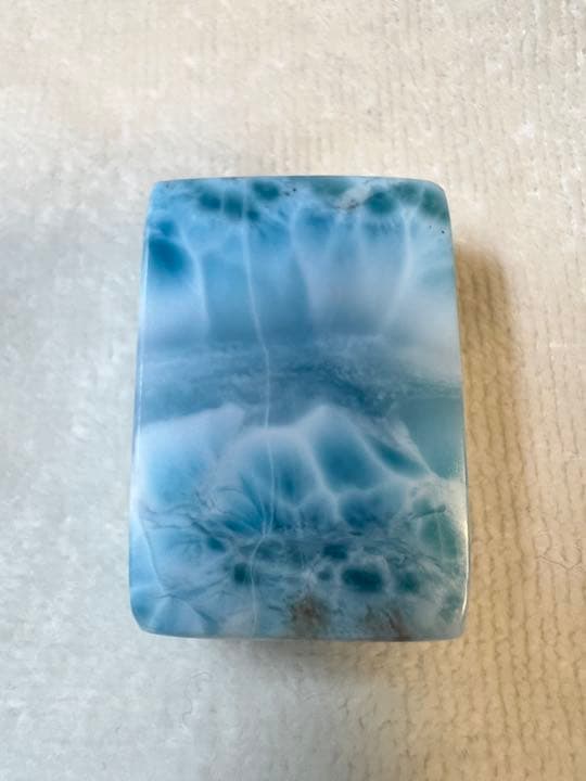 ラリマー　スクエア　カボション　ルース　裸石　天然